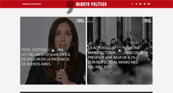 Desktop Screenshot of minutopolitico.com.ar